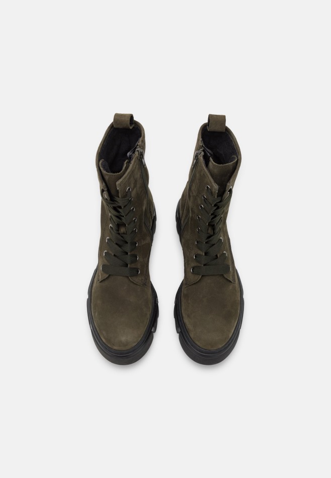 Bottines à Lacets Vert Militaire Gabor | Exclusif